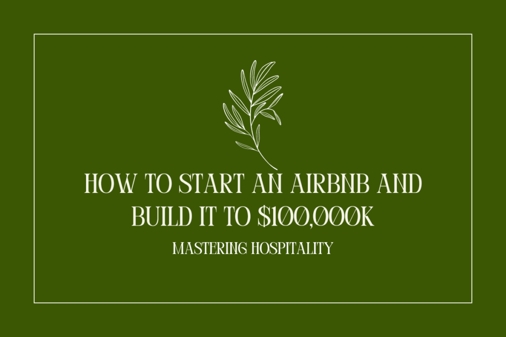 How to start an airbnb